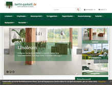 Tablet Screenshot of berlin-parkett.de